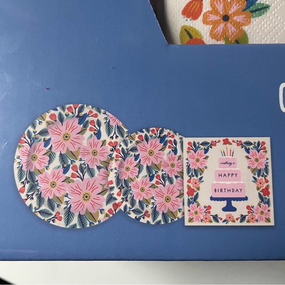 Birthday Party Paper Goods - NEW - Paper Tableware Party Set by OCS Designs - Picture 2 of 9